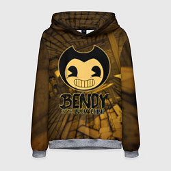 Толстовка-худи мужская Black Bendy, цвет: 3D-меланж