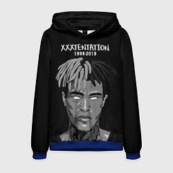 Толстовка-худи мужская XXXTentacion: 1998-2018, цвет: 3D-синий
