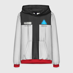 Толстовка-худи мужская RK900: Become Human, цвет: 3D-красный