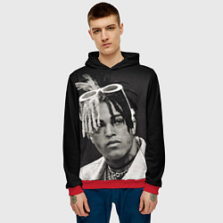 Толстовка-худи мужская XXXTentacion, цвет: 3D-красный — фото 2