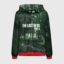 Толстовка-худи мужская The Last Of Us: Dark Forest, цвет: 3D-красный
