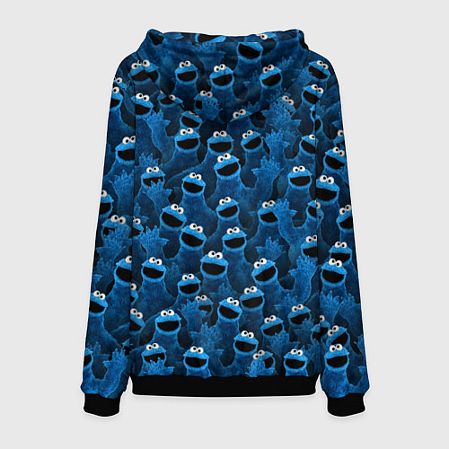 Мужская толстовка Безумие коржика / 3D-Черный – фото 2