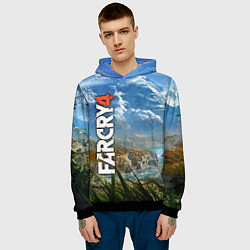 Толстовка-худи мужская Far Cry 4: Ice Mountains, цвет: 3D-черный — фото 2