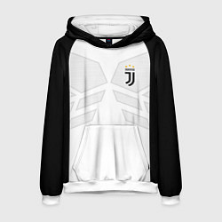 Толстовка-худи мужская JUVENTUS SPORT, цвет: 3D-белый