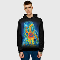 Толстовка-худи мужская Predator Vision, цвет: 3D-черный — фото 2
