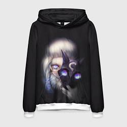 Толстовка-худи мужская Некромантия, цвет: 3D-белый