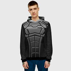 Толстовка-худи мужская Soldier N7, цвет: 3D-черный — фото 2