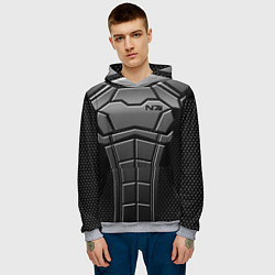 Толстовка-худи мужская Soldier N7, цвет: 3D-меланж — фото 2