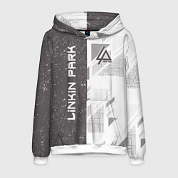 Толстовка-худи мужская Linkin Park: Grey Form, цвет: 3D-белый