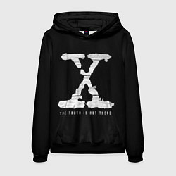 Толстовка-худи мужская The Truth Is Out There, цвет: 3D-черный