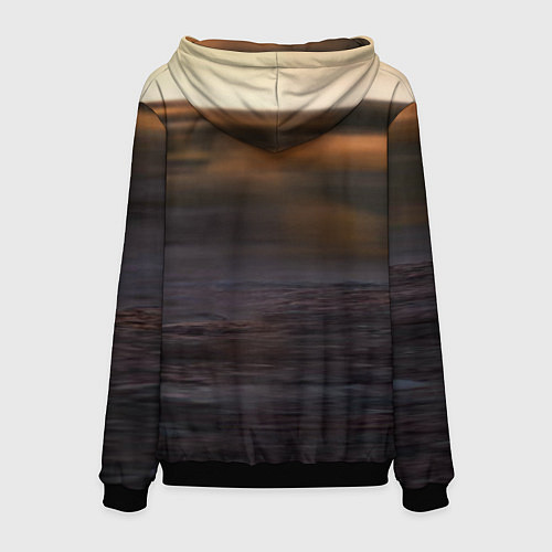 Мужская толстовка Солнечный зайчик / 3D-Черный – фото 2