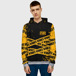 Толстовка-худи мужская PUBG: Only Winner, цвет: 3D-меланж — фото 2