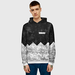 Толстовка-худи мужская BONES: SESH Team, цвет: 3D-белый — фото 2