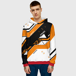 Толстовка-худи мужская CS:GO Asiimov Inverted, цвет: 3D-красный — фото 2