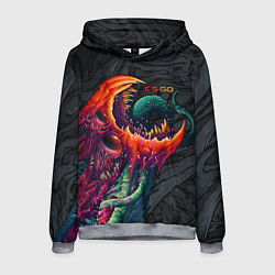 Толстовка-худи мужская CS:GO Hyper Beast Original, цвет: 3D-меланж