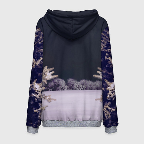 Мужская толстовка Громокот NY version / 3D-Меланж – фото 2