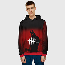 Толстовка-худи мужская Dead by Daylight, цвет: 3D-красный — фото 2
