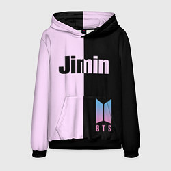 Толстовка-худи мужская BTS Jimin, цвет: 3D-черный