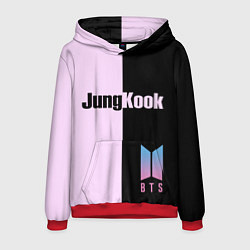 Толстовка-худи мужская BTS Jung Kook, цвет: 3D-красный