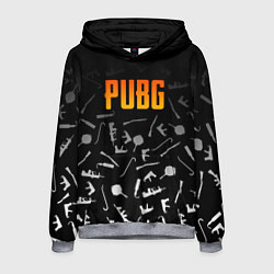 Толстовка-худи мужская PUBG Master, цвет: 3D-меланж