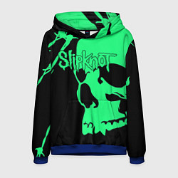 Толстовка-худи мужская Slipknot: Acid Skull, цвет: 3D-синий