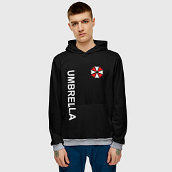Толстовка-худи мужская UMBRELLA CORP, цвет: 3D-меланж — фото 2