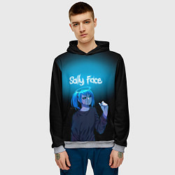 Толстовка-худи мужская Sally Face, цвет: 3D-меланж — фото 2