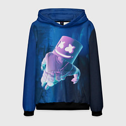 Толстовка-худи мужская Marshmello Effect, цвет: 3D-черный