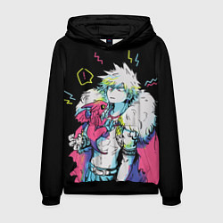 Толстовка-худи мужская Кацуки, цвет: 3D-черный