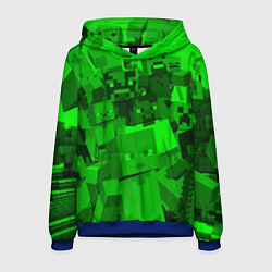 Толстовка-худи мужская Minecraft game characters, цвет: 3D-синий
