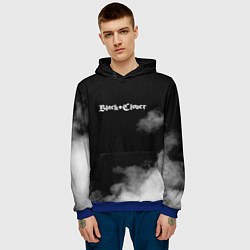 Толстовка-худи мужская Чёрный клевер, цвет: 3D-синий — фото 2