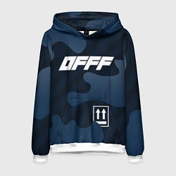 Толстовка-худи мужская Off-White, цвет: 3D-белый