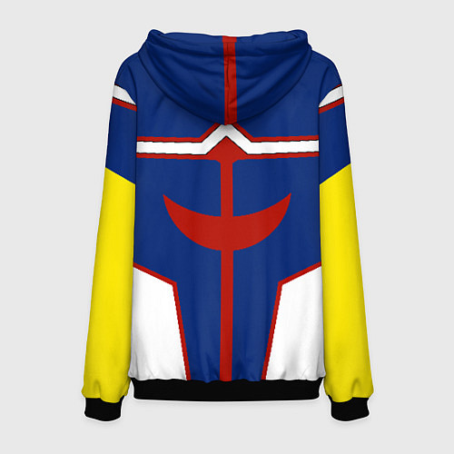Мужская толстовка ALL MIGHT MY HERO ACADEMIA MHA МОЯ ГЕРОЙСКАЯ АКАДЕ / 3D-Черный – фото 2