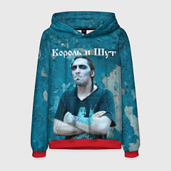 Толстовка-худи мужская Король и Шут, цвет: 3D-красный