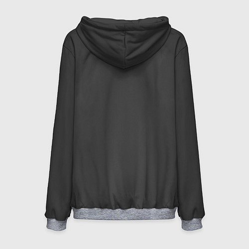 Мужская толстовка Billie Eilish fak off / 3D-Меланж – фото 2