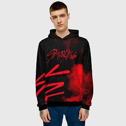 Толстовка-худи мужская Stray Kids, цвет: 3D-черный — фото 2
