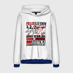 Толстовка-худи мужская Stray Kids, цвет: 3D-синий