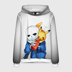 Толстовка-худи мужская UNDERTALE, цвет: 3D-белый