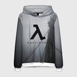 Толстовка-худи мужская Half Life, цвет: 3D-белый