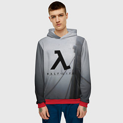 Толстовка-худи мужская Half Life, цвет: 3D-красный — фото 2