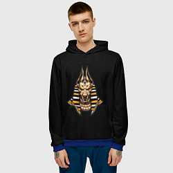 Толстовка-худи мужская Anubis, цвет: 3D-синий — фото 2