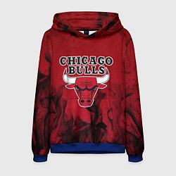 Толстовка-худи мужская CHICAGO BULLS, цвет: 3D-синий