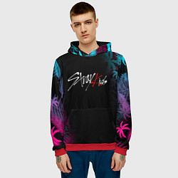 Толстовка-худи мужская STRAY KIDS, цвет: 3D-красный — фото 2