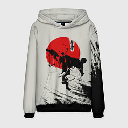 Толстовка-худи мужская Kyokushinkai Karate, цвет: 3D-черный