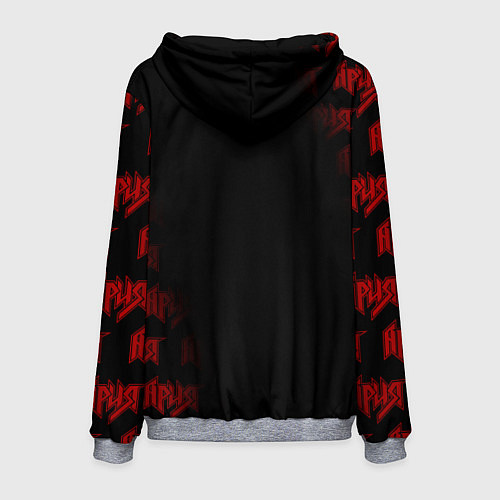 Мужская толстовка АРИЯ / 3D-Меланж – фото 2