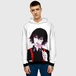 Толстовка-худи мужская Сузуя Джузо, цвет: 3D-черный — фото 2