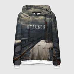 Толстовка-худи мужская НОВЫЙ СТАЛКЕР, цвет: 3D-белый