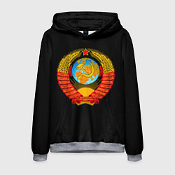 Толстовка-худи мужская СССР, цвет: 3D-меланж