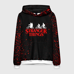 Толстовка-худи мужская STRANGER THINGS, цвет: 3D-белый