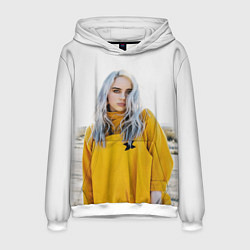 Толстовка-худи мужская BILLIE EILISH, цвет: 3D-белый